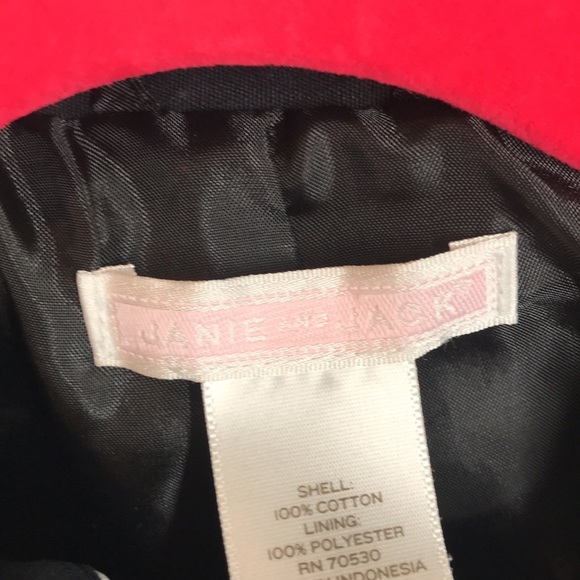 JANIE AND JACK Belted Navy Blue Jacket Coat Baby Infant 12 to 18 Months - Picture 2 of 7